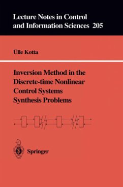 Inversion Method in the Discrete-time Nonlinear Control Systems Synthesis Problems - Kotta, Ülle