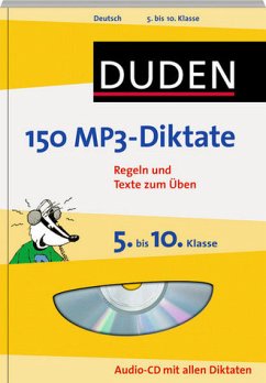 150 MP3-Diktate 5. bis 10. Klasse - Regeln und Texte zum Üben - Steinhauer, Dr. Anja