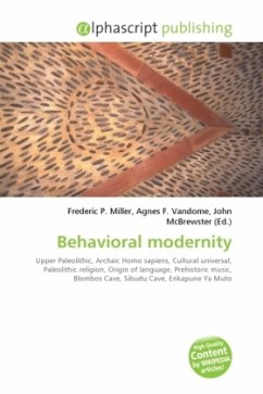 Behavioral modernity