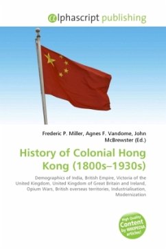 History of Colonial Hong Kong (1800s 1930s)