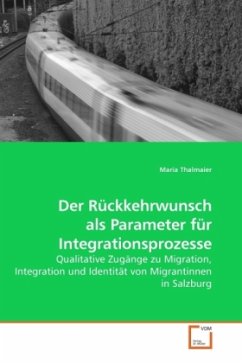 Der Rückkehrwunsch als Parameter für Integrationsprozesse - Thalmaier, Maria