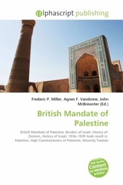 Cover British Mandate of Palestine