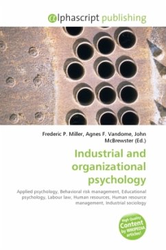 Cover Industrial and organizational psychology