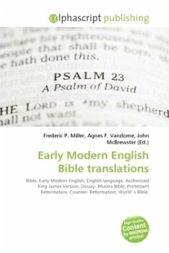 Early Modern English Bible translations
