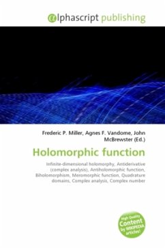Holomorphic function