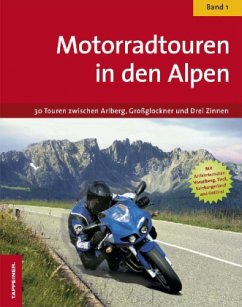 Cover Motorradtouren in den Alpen, m. CD-ROM