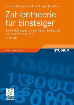 Zahlentheorie für Einsteiger - Bartholome, Andreas;Rung, Josef;Kern, Hans