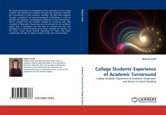 College Students'' Experience of Academic Turnaround