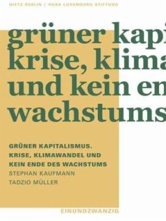 Grüner Kapitalismus. Krise, Klimawandel und kein Ende des Wachstums - Kaufmann, Stephan; Müller, Tadzio