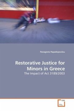 Restorative Justice for Minors in Greece - Papadopoulou, Panagiota