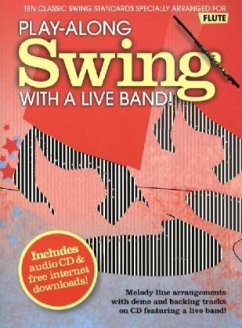 Play-Along Swing With A Live Band!, Flute, w. Audio-CD