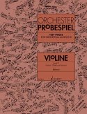 Orchester-Probespiel Violine