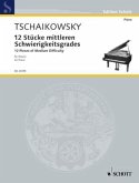12 Stücke mittleren Schwierigkeitsgrades op.40, Klavier
