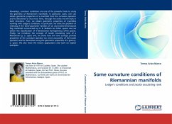 Some curvature conditions of Riemannian manifolds