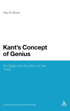 Kant's Concept of Genius - Bruno, Paul W.