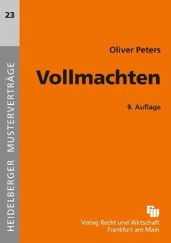 Vollmachten - Peters, Oliver