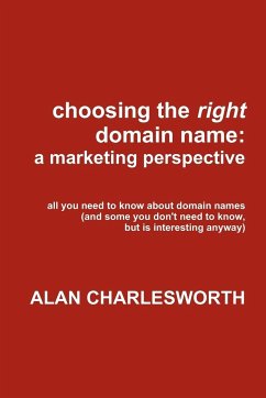 choosing the right domain name - Charlesworth, Alan