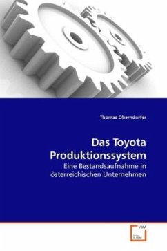 Das Toyota Produktionssystem - Oberndorfer, Thomas