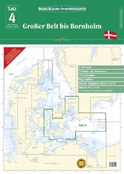 Delius Klasing-Sportbootkarten Großer Belt bis Bornholm, m. CD-ROM, Planokarte
