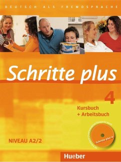 Schritte plus 4. Kursbuch + Arbeitsbuch mit Audio-CD zum Arbeitsbuch - Hilpert, Silke; Niebisch, Daniela; Specht, Franz; Reimann, Monika; Tomaszewski, Andreas; Kerner, Marion; Weers, Dörte