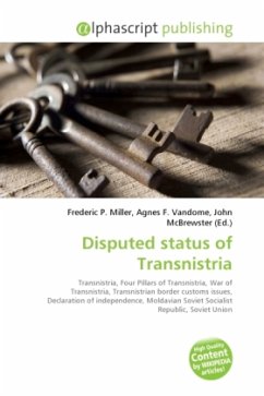 Disputed status of Transnistria
