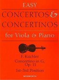 Concertino in G, Op. 11: Easy Concertos and Concertinos Series for Viola and Piano