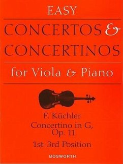 Concertino in G, Op. 11: Easy Concertos and Concertinos Series for Viola and Piano