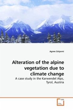 Alteration of the alpine vegetation due to climate change - Zolyomi, Agnes