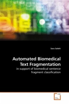 Automated Biomedical Text Fragmentation - Salehi, Sara