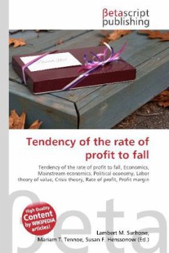 Tendency of the rate of profit to fall
