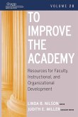 To Improve the Academy Vol 28