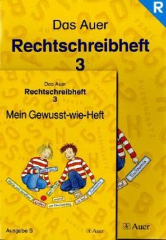 Cover Das Auer Rechtschreibheft (für Rechtshänder), 3. Jahrgangsstufe / Das Auer Sprachbuch, Ausgabe S für Baden-Württemberg