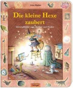 Die kleine Hexe zaubert Wimmelbilder zum Suchen und Finden - Baeten, Lieve