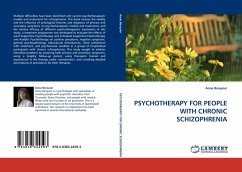 PSYCHOTHERAPY FOR PEOPLE WITH CHRONIC SCHIZOPHRENIA - Berquier, Anne