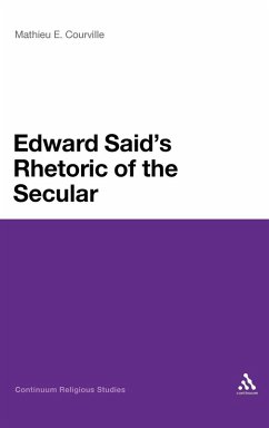 Cover Edward Said's Rhetoric of the Secular