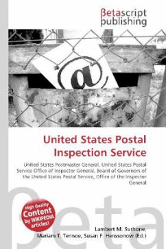 Cover United States Postal Inspection Service