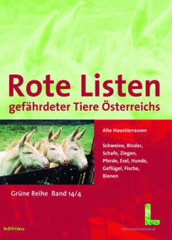 Cover Rote Listen gefährdeter Tiere Österreichs: Alte Haustierrassen