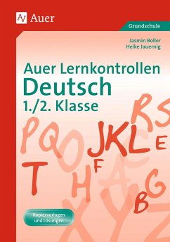 Auer Lernkontrollen Deutsch 1./2. Klasse - Grotegut, Jasmin; Jauernig, Heike