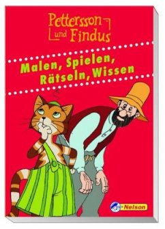 Cover Pettersson und Findus, Malen, Spielen, Rätsel, Wissen
