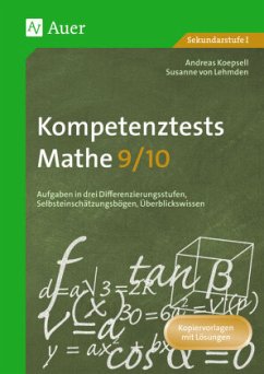 Kompetenztests Mathe 9/10 - Koepsell, Andreas;Lehmden, Susanne von