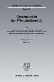 Governance in der Wirtschaftspolitik.