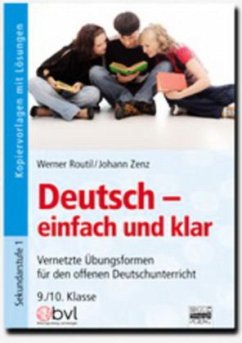 Cover Deutsch - einfach und klar 9./10. Klasse