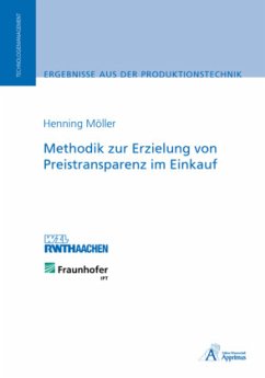 Cover Methodik zur Erzielung von Preistransparenz im Einkauf