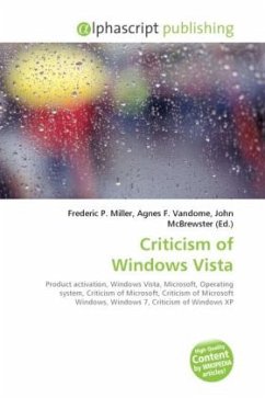Criticism of Windows Vista