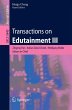 Transactions on Edutainment III - Bild 1