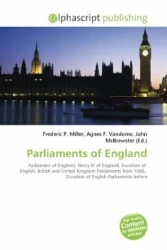 Cover Parliaments of England
