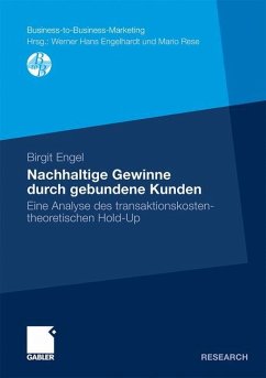 Nachhaltige Gewinne durch gebundene Kunden - Engel, Birgit