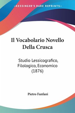 Il Vocabolario Novello Della Crusca