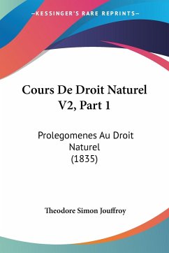 Cours De Droit Naturel V2, Part 1