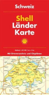 Die Shell Länderkarte Schweiz